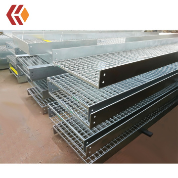 HDG Steel Grating With Toe Plate for Walkway Platform / Galvanized Steel Flooring Grating